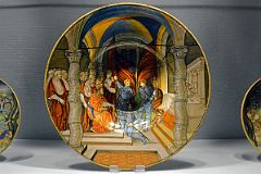 15 Pope Leo X presents a baton to Federigo II Gonzaga appointed as captain general of the Church in 1521 - Nicola da Urbino 1525-30 - Robert Lehman Collection